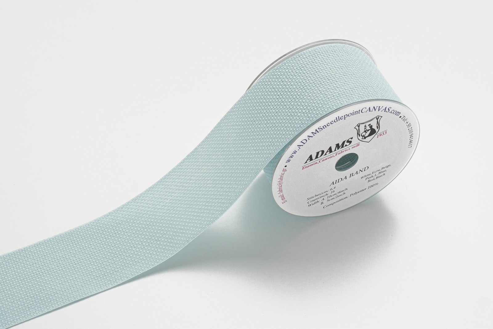 18FASKENxxxPOL(a)[EMBROIDERY BRAID 5cm. POLYESTER [GREENISH BLUE]